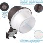 Dusk to Dawn Area Lights with Photocell Security Flood Outdoor Light Fixtures - Photocell