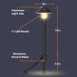 Modern Outdoor Light Fixtures 12V 6W Mushroom Design for Paths 6packs specification