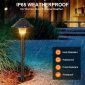 Modern Outdoor Light Fixtures 12V 6W Mushroom Design for Paths 6packs weather proof