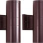 Modern Outdoor Porch Light Tempered bronze