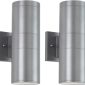 Modern Outdoor Porch Light Tempered gray