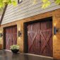 Modern Outdoor Porch Light Tempered matteblack design