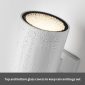 Modern Outdoor Porch Light Tempered white waterproof