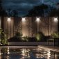 Solar Deck Waterproof Fence Solar Outdoor Light Fixtures 4