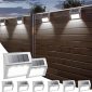 Solar Deck Waterproof Fence Solar Outdoor Light Fixtures