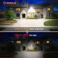 Super Bright Security Lights Switch Controlled Wall Mount Exterior LED Flood Light 3