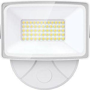Super Bright Security Lights Switch Controlled Wall Mount Exterior LED Flood Light – White Super Bright Security Lights Switch Controlled Wall Mount Exterior LED Flood Light - White